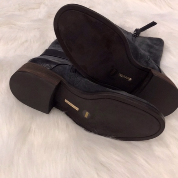 Louise et Cie Valencia Moto Grey Suede Boot - Picture 6 of 7